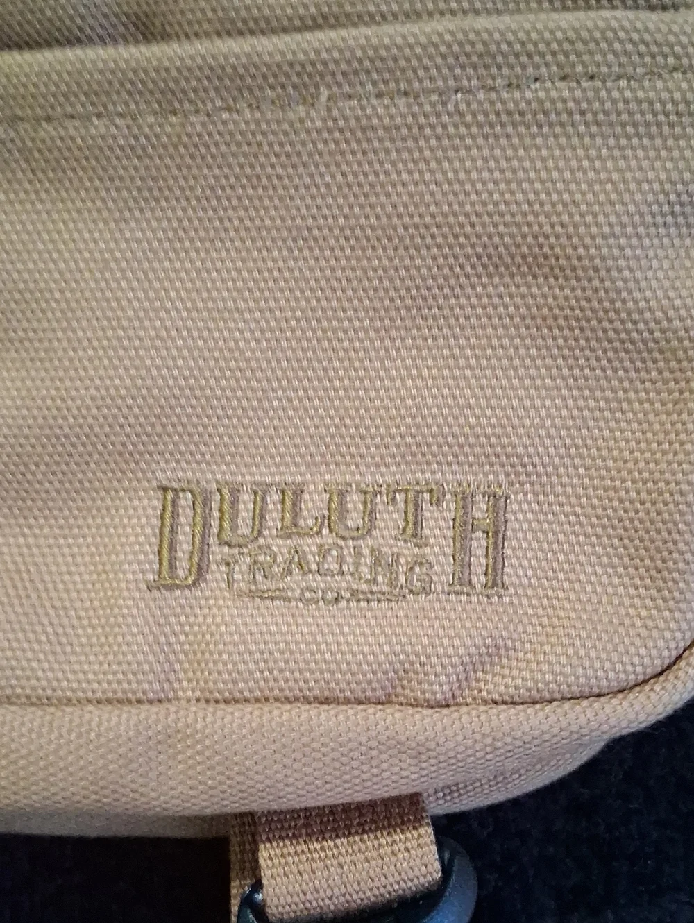 Duluth Trading Co. Canvas Dual-Pouch Medium Dog Treat Bag